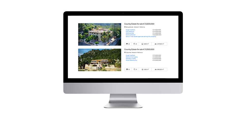 Property search and price comparison for estate professionals in Mallorca and Ibiza casafari