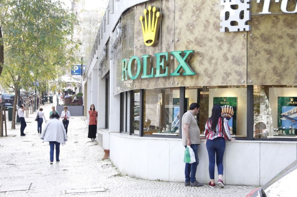 rolex shop in a santo antonio property guide by casafari lisbon portugal