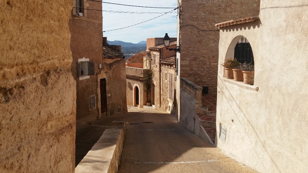 Streets of Capdepera Town property market.