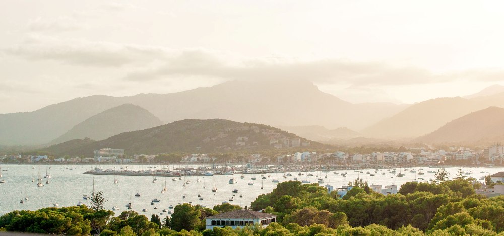 Pollensa Bay view villas harbour