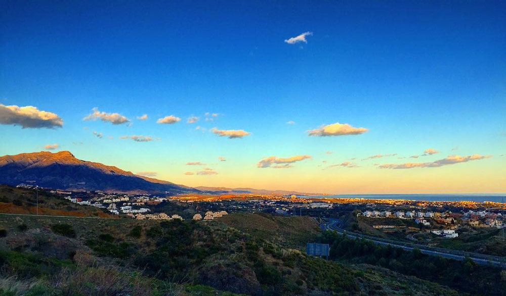 Picturesque view over El Paraiso property selection.