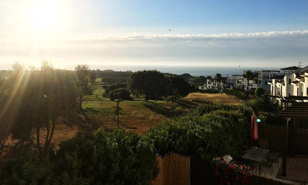 Sotogrande surroundings property view over a golf course.