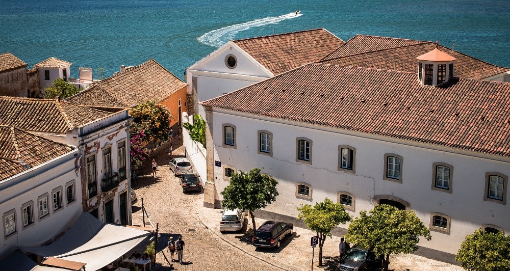 cobbled streets in faro property guide by casafari algarve portugal