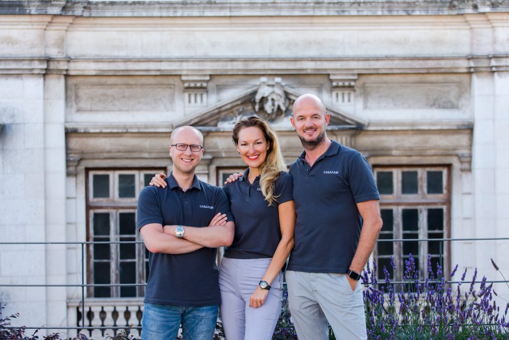 Mitya, Mila and Nils, Founders of CASAFARI