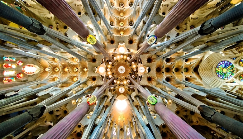 La Sagrada Família, Barcelona, España La Sagrada Família, Barcelona, España