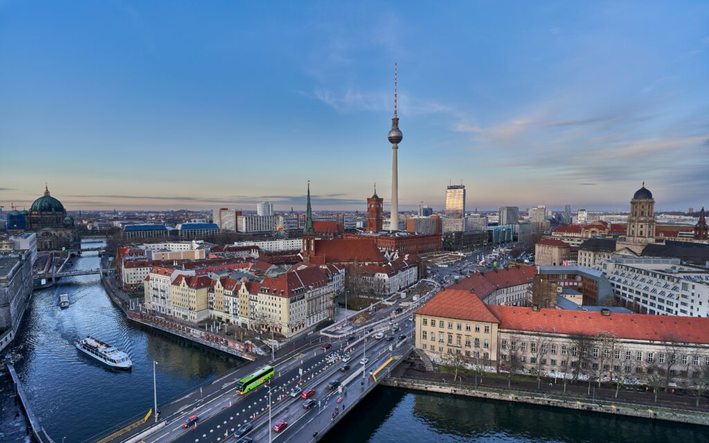 Berlin seen from above, Germany