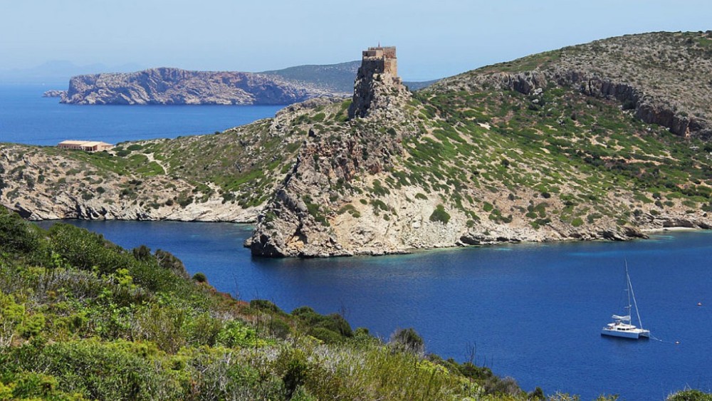 Castillo en Cabrera, Islas Baleares, España