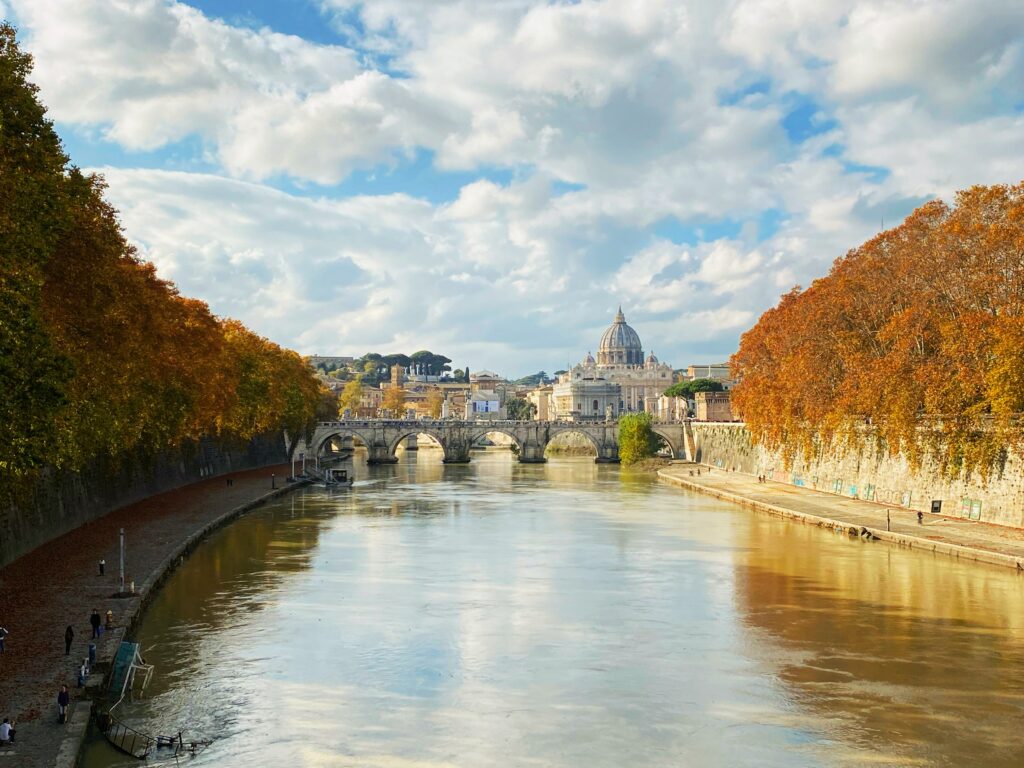 Umberto I Bridge, Rome, Italy