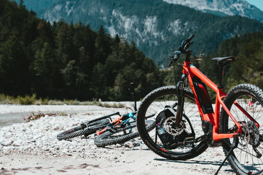 Cycling in the Bavarian alps