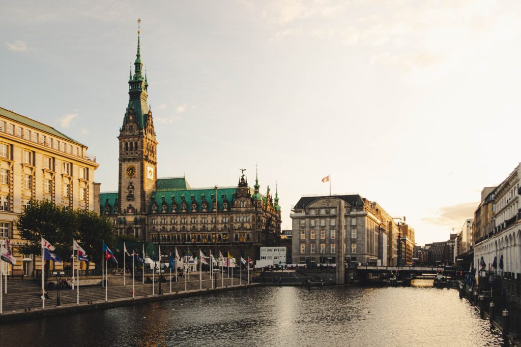 Rathaus von Hamburg, Deutschland