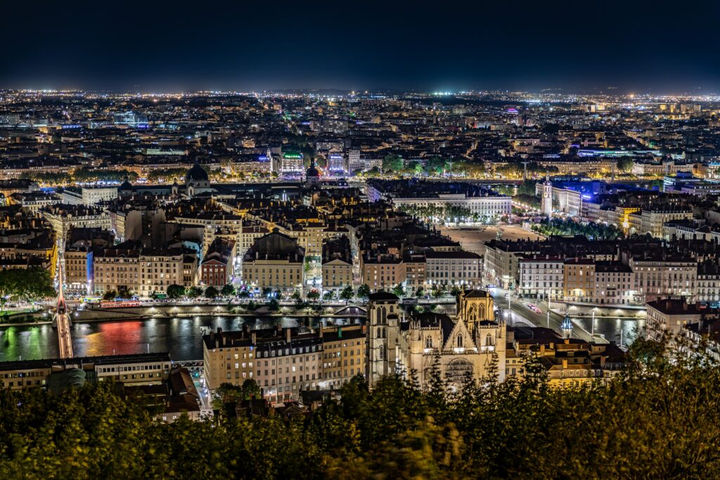 Lyon la nuit