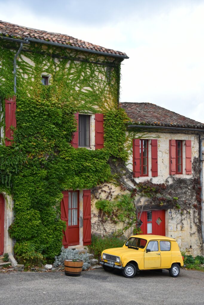 A rustic village outside of Bordeaux displays it's wonderful colour palette for passing cyclists