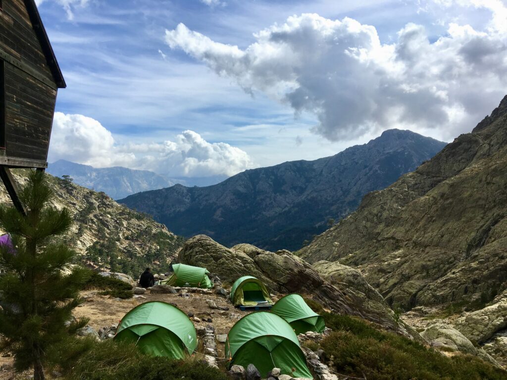 Camping in Corsica, France