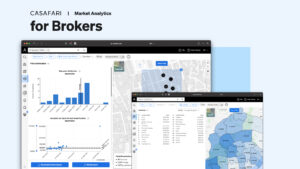 Views of CASAFARI Market Analytics for Brokers