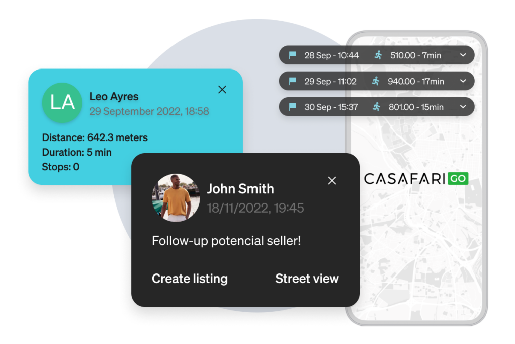 CASAFARI GO's easy-to-use interface