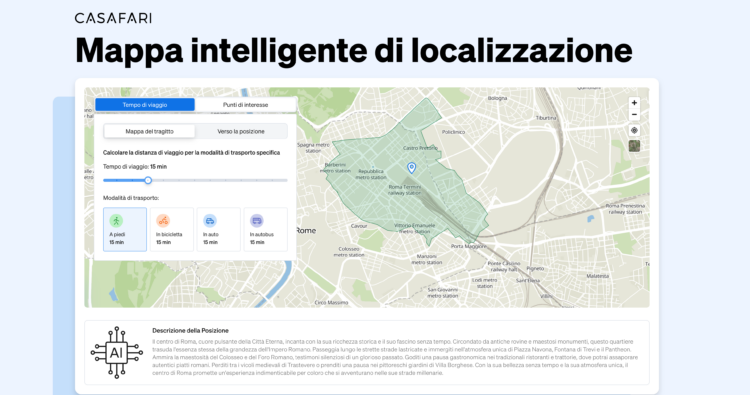 Il Mappa Intelligente di Localizzazione di CASAFARI